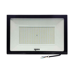 Lampara Led Reflector 200w 6500k Luz Dia Negro Ref200 Igoto IGOTO Ferreabasto