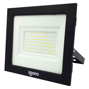 Lampara Led Reflector 100w 6500k Luz Dia Negro Ref100 Igoto IGOTO Ferreabasto