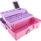 Caja Organizadora Vanity Espejo Integrado Lila Rosa Sanhome SANHOME Ferreabasto
