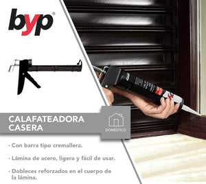 Calafateadora Cremallera Pistola Cartucho Silicon Byp BYP Ferreabasto