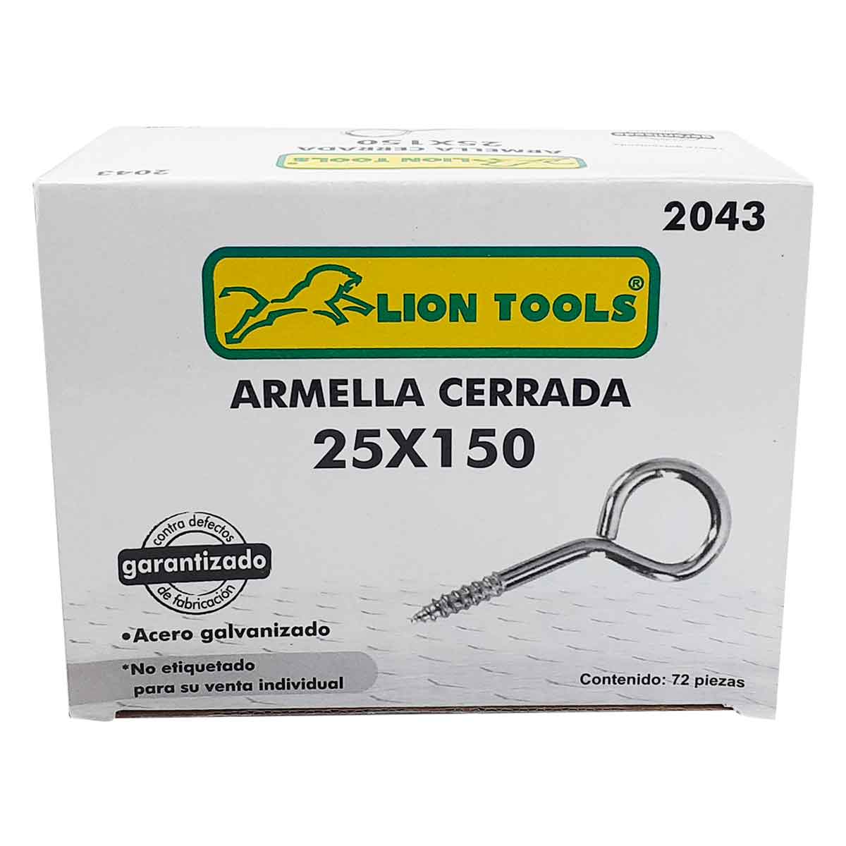 caja blanca armella cerrada acero galvanizado 25x150