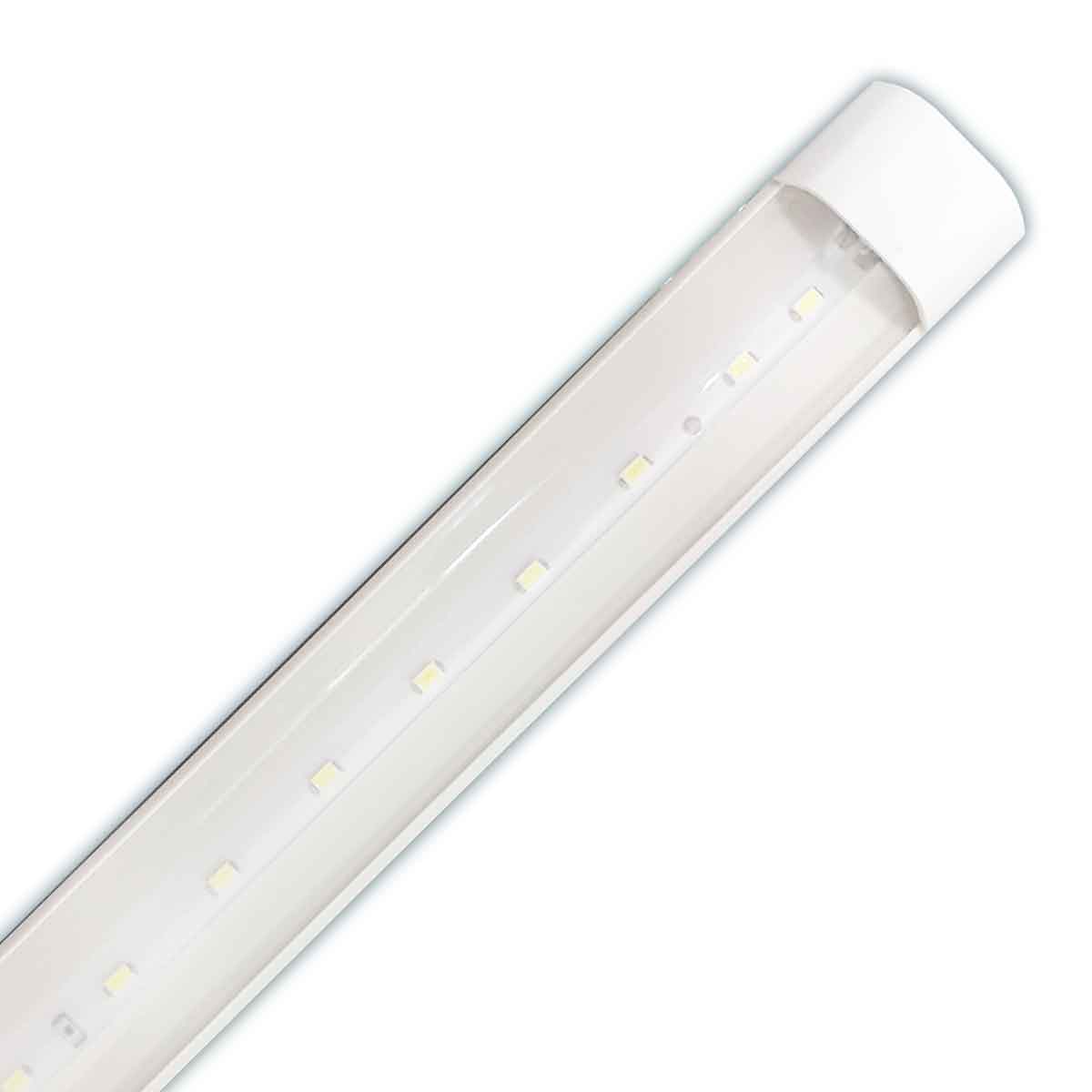Tubo Led Base Plastico Luz Blanca 20W 115 cm 10 Piezas KYT Ferreabasto