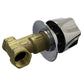 Juego Llave Empotrar Regadera Roscable 1/4 Vuelta Laton Meer MEER Ferreabasto
