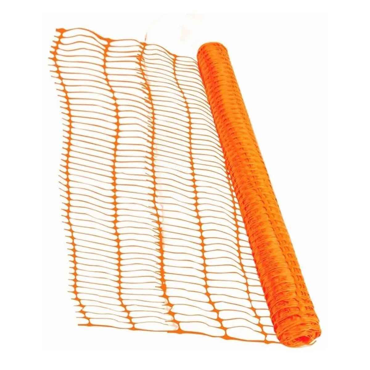 Malla Plastica Para Construccion Naranja 1.22m x 30.5m Adir