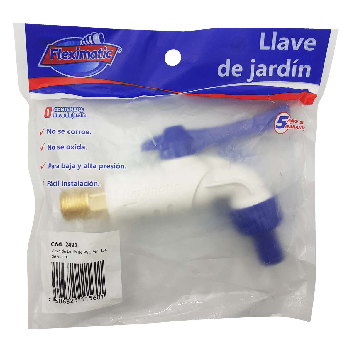 bolsa empaque de llave de jardin