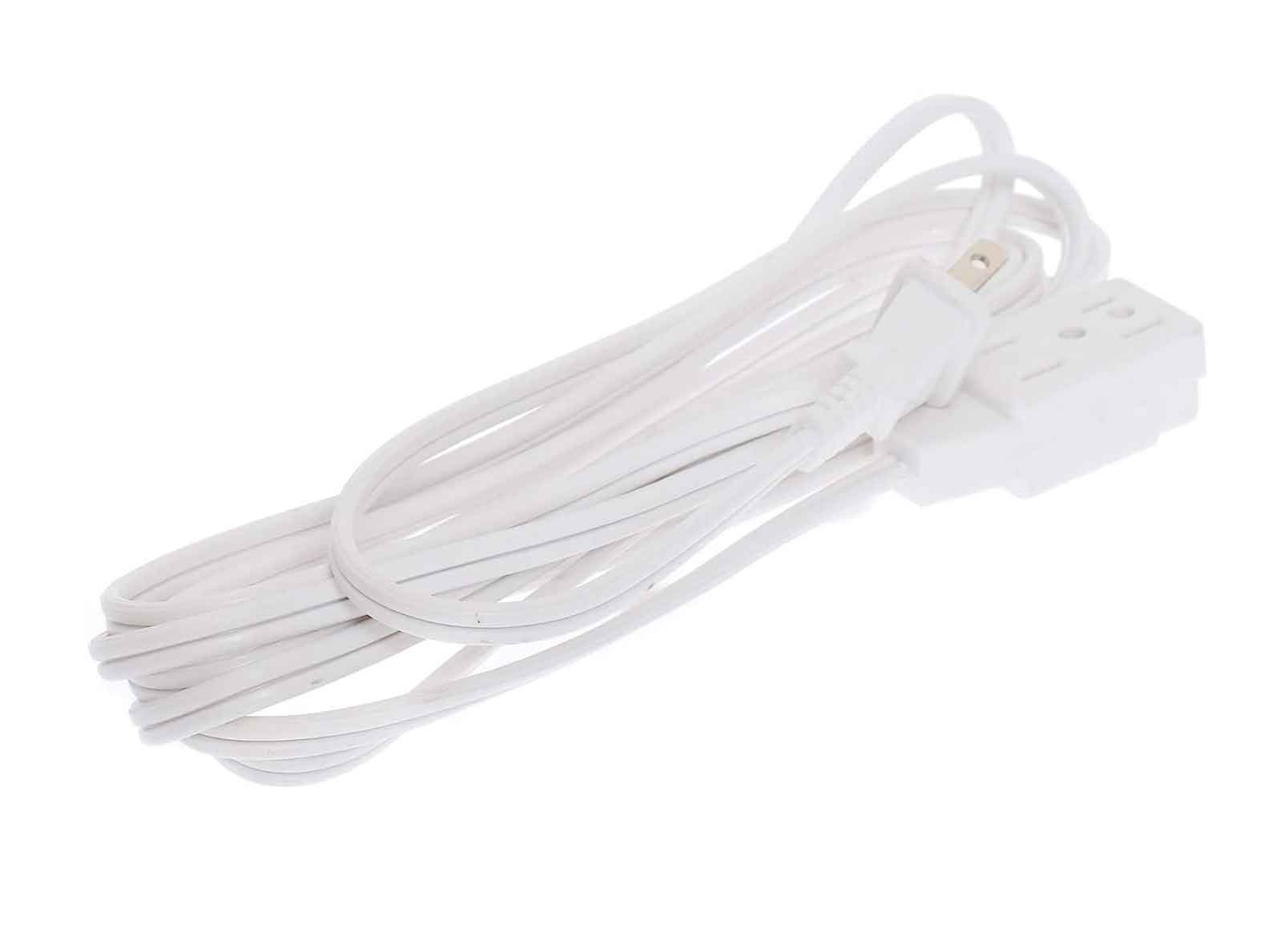 Extension Electrica Domestica Igoto 3m Blanca 2X16 Awg 5 Piezas - Ferreabasto