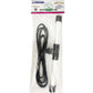 Antena Tv Hdtv Exterior Pvc 30cm Largo Con 3m Cable Lumihd LUMIHD Ferreabasto