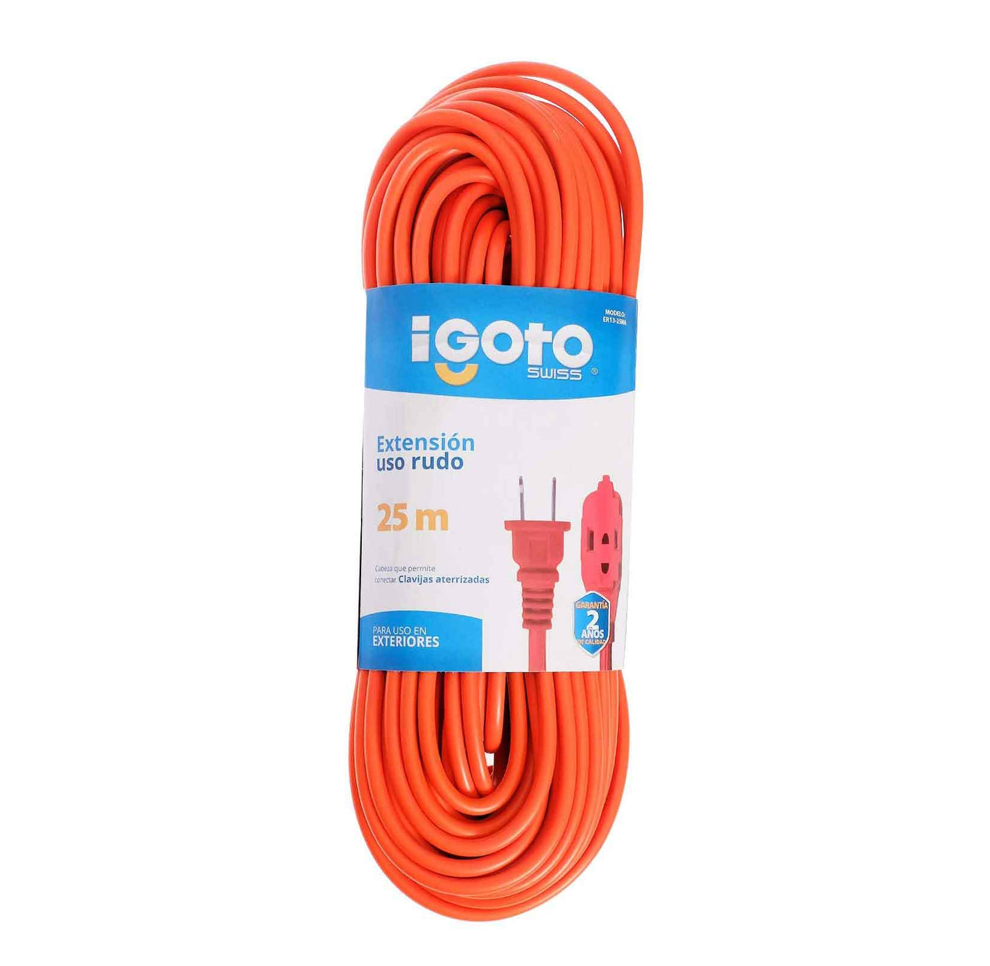 Extension Uso Rudo Naranja 16Awg 25M Igoto IGOTO Ferreabasto