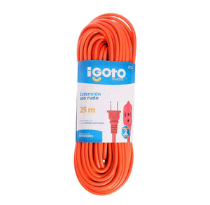 Extension Uso Rudo Naranja 16Awg 25M Igoto IGOTO Ferreabasto