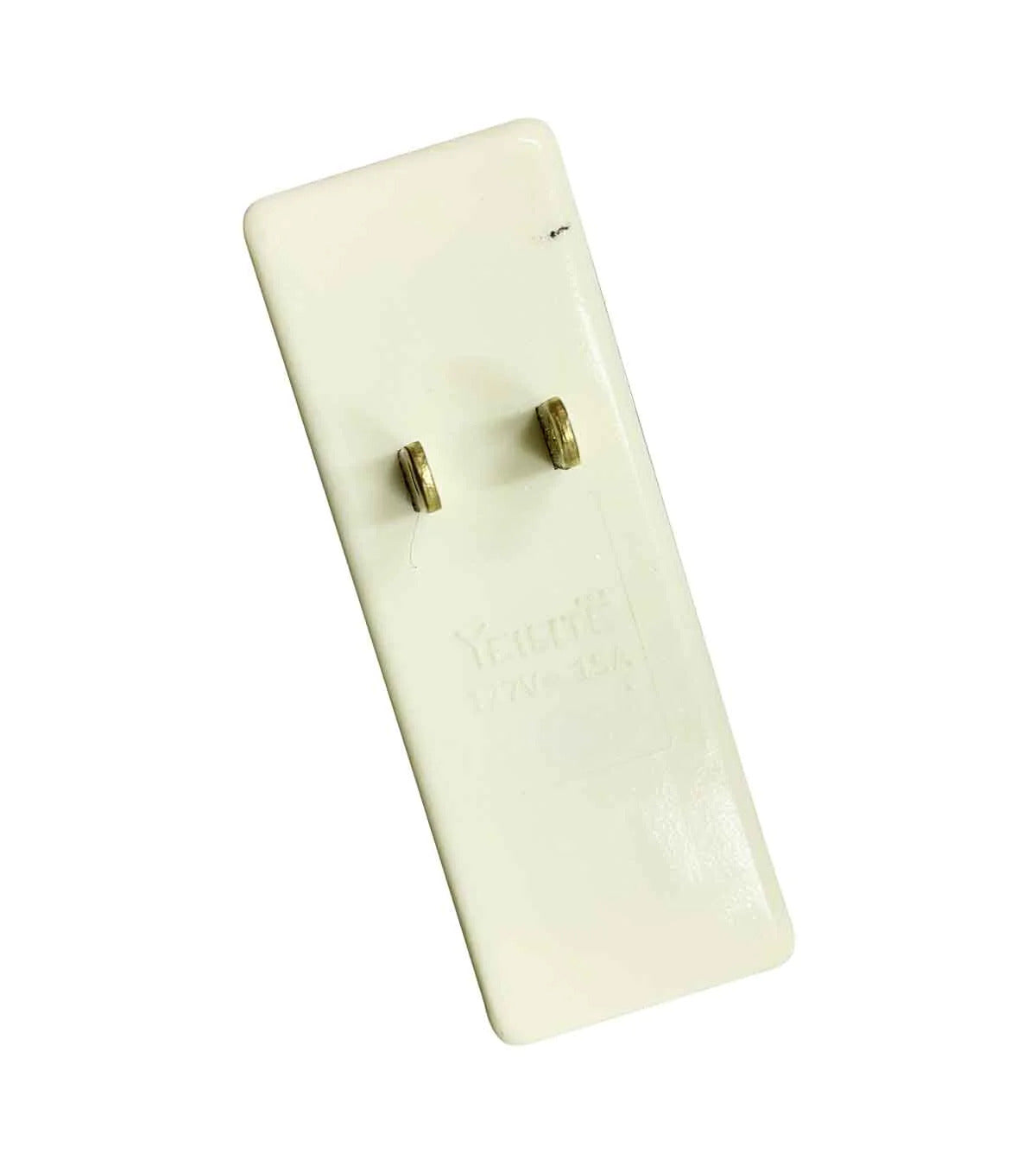 Clavija Con Contacto Triple Aterrizado Baquelita 127V 15A Yeilite 10 Piezas YEILITE Ferreabasto