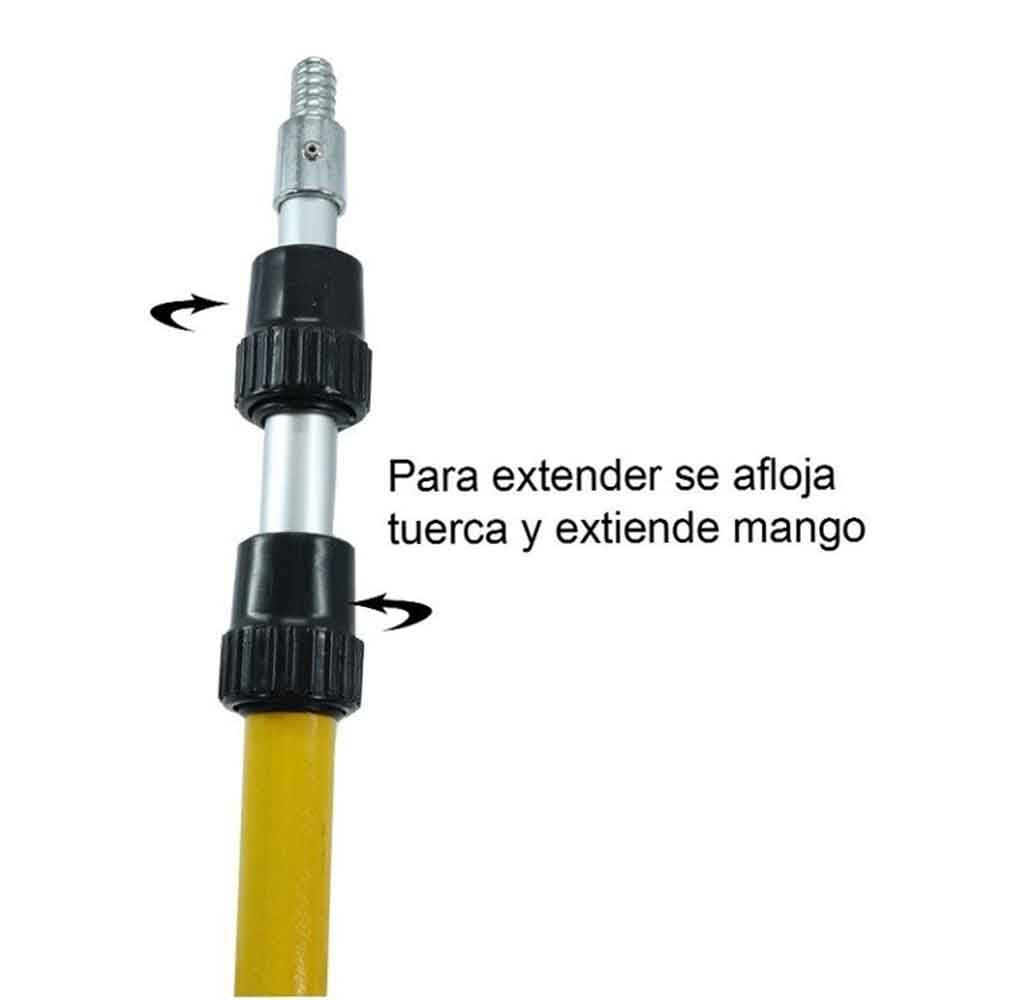 Extension Fibra De Vidrio P/Rodillo 1.90 a 5.40m Pintura Byp BYP Ferreabasto