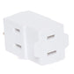 Adaptador Clavija Multicontacto Cubo Triple 15A Blanco Igoto IGOTO Ferreabasto