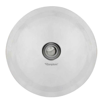 Regadera Redonda 6 Pulgadas Sanplom 8500 Plato Delgado Acero Inoxidable SANPLOM Ferreabasto