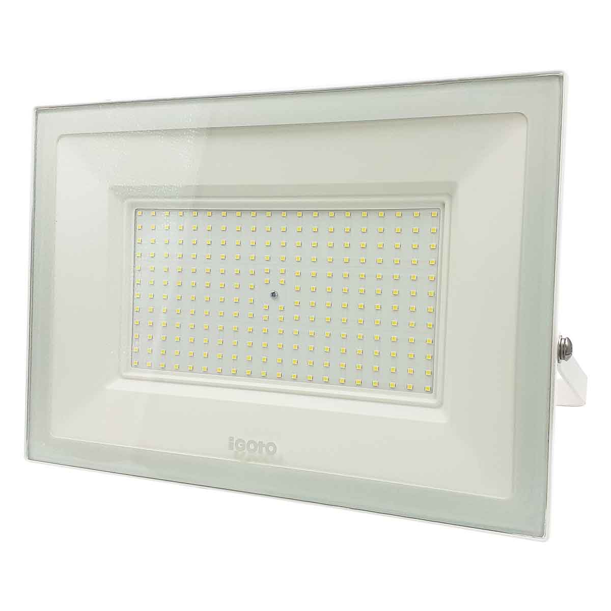 vista lateral reflector led 200w blanco igoto