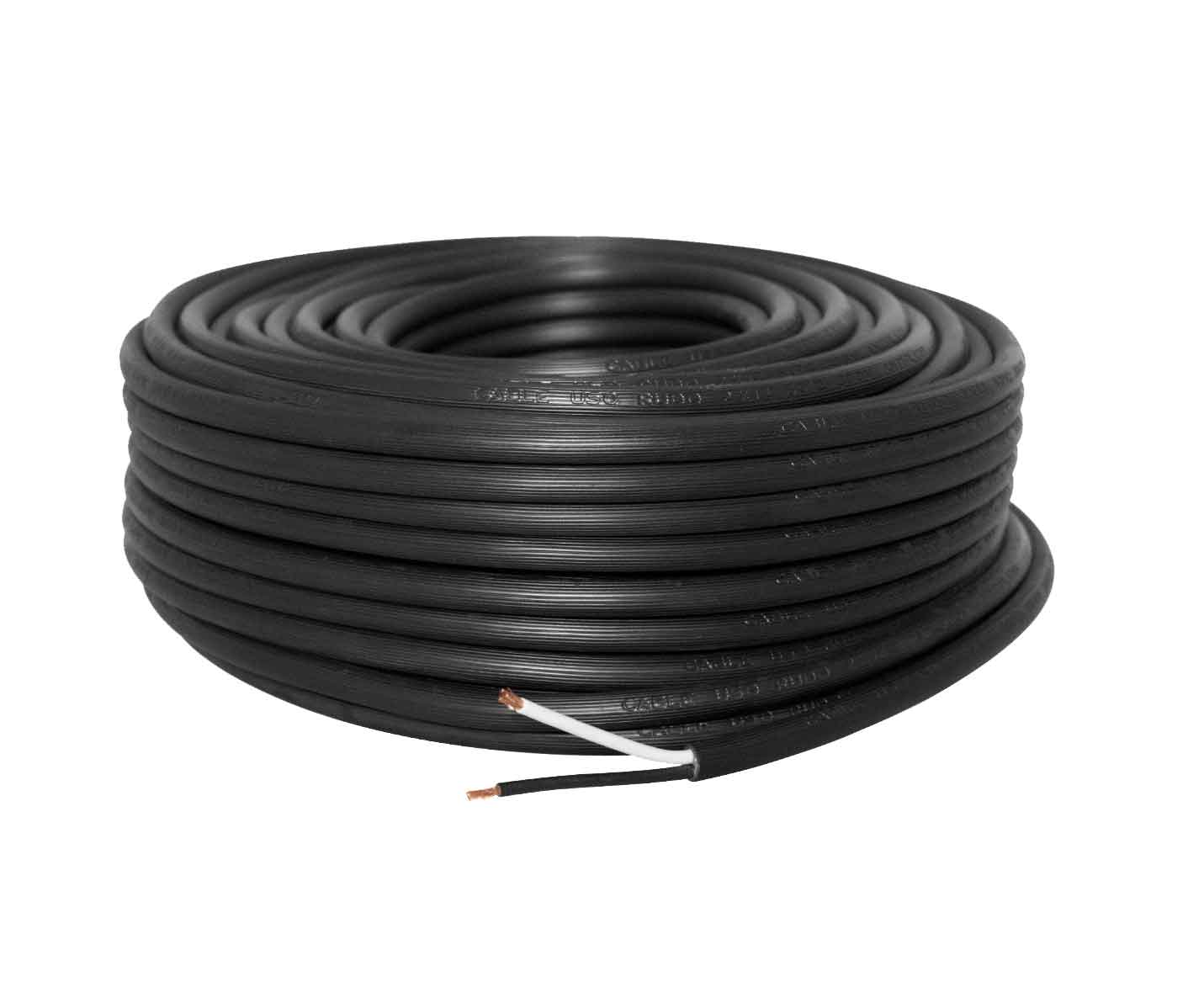 Cable Uso Rudo St 2X10 Negro 100% Cobre 600V Nom 30M Cdc CDC Ferreabasto