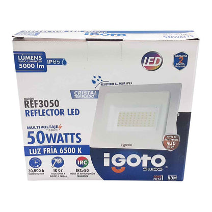 caja reflector led  igoto ref3050