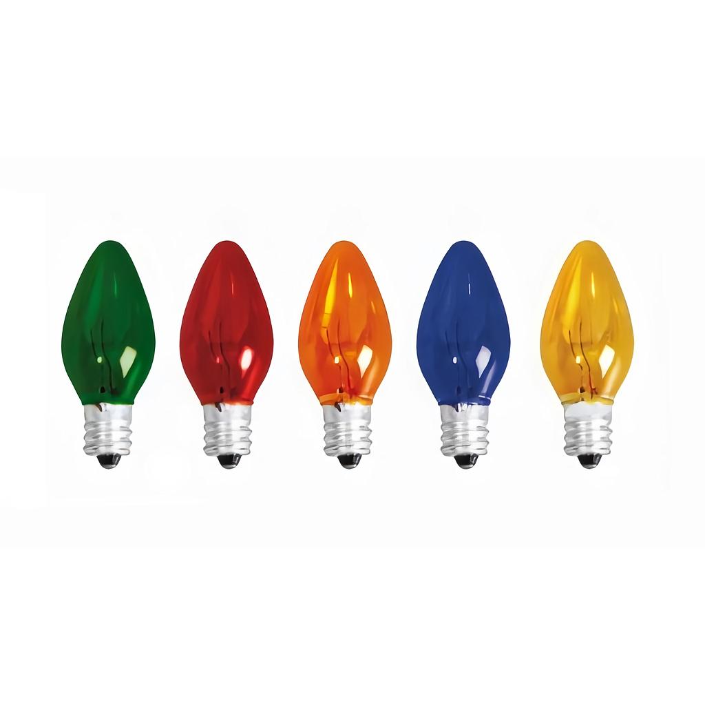 Foco Incandescente Tipo Vela 7w 5 Colores Caja/50 2921 Adir ADIR Ferreabasto