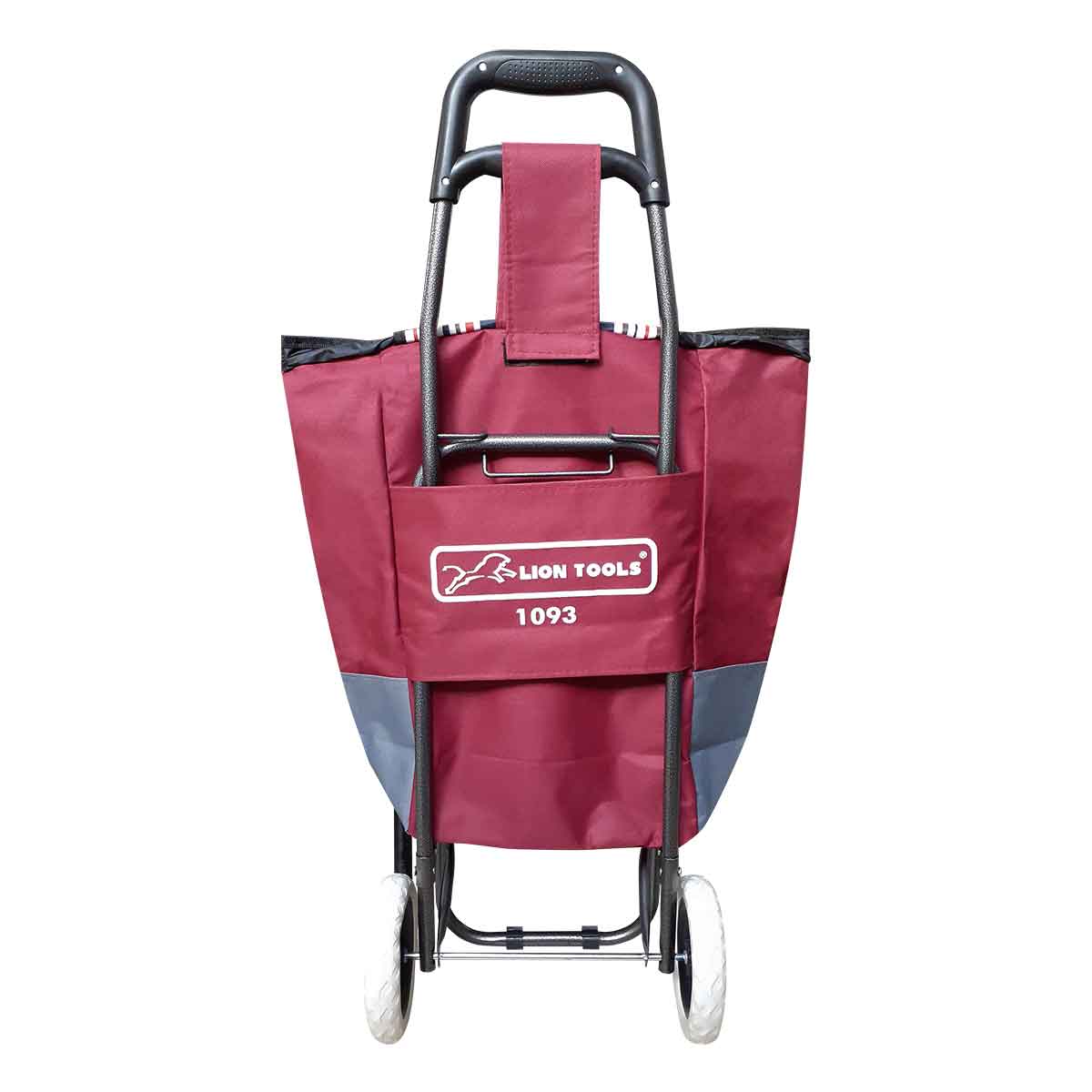 Carrito Para Mandado Multiusos Lion Tools 1093  Plegable Con Bolsa Roja LION TOOLS Ferreabasto