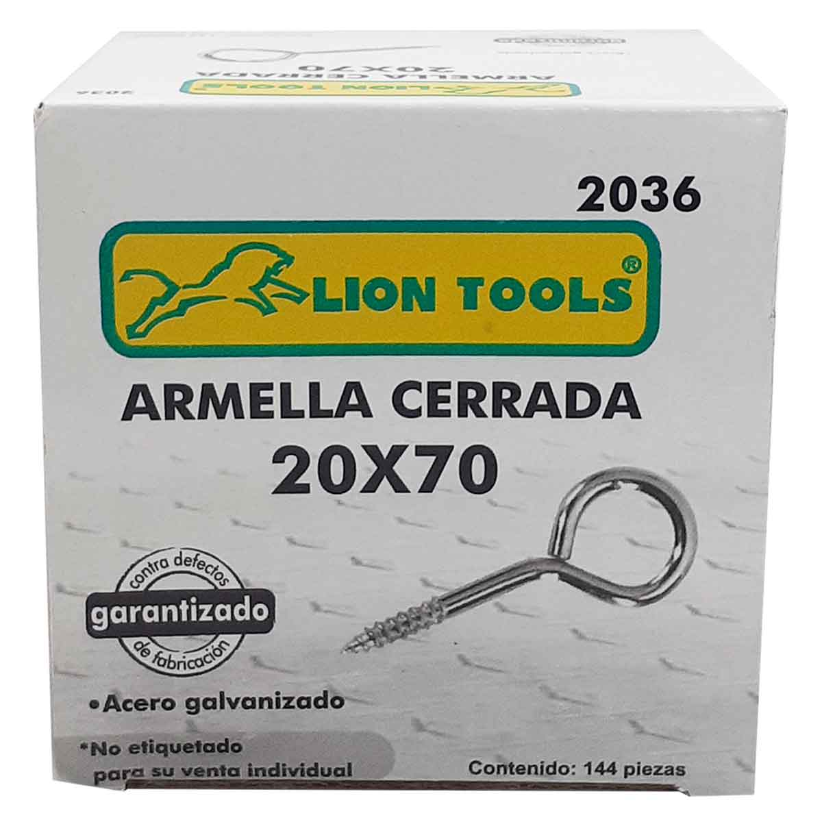 caja blanca armella cerrada acero galvanizado 20x70