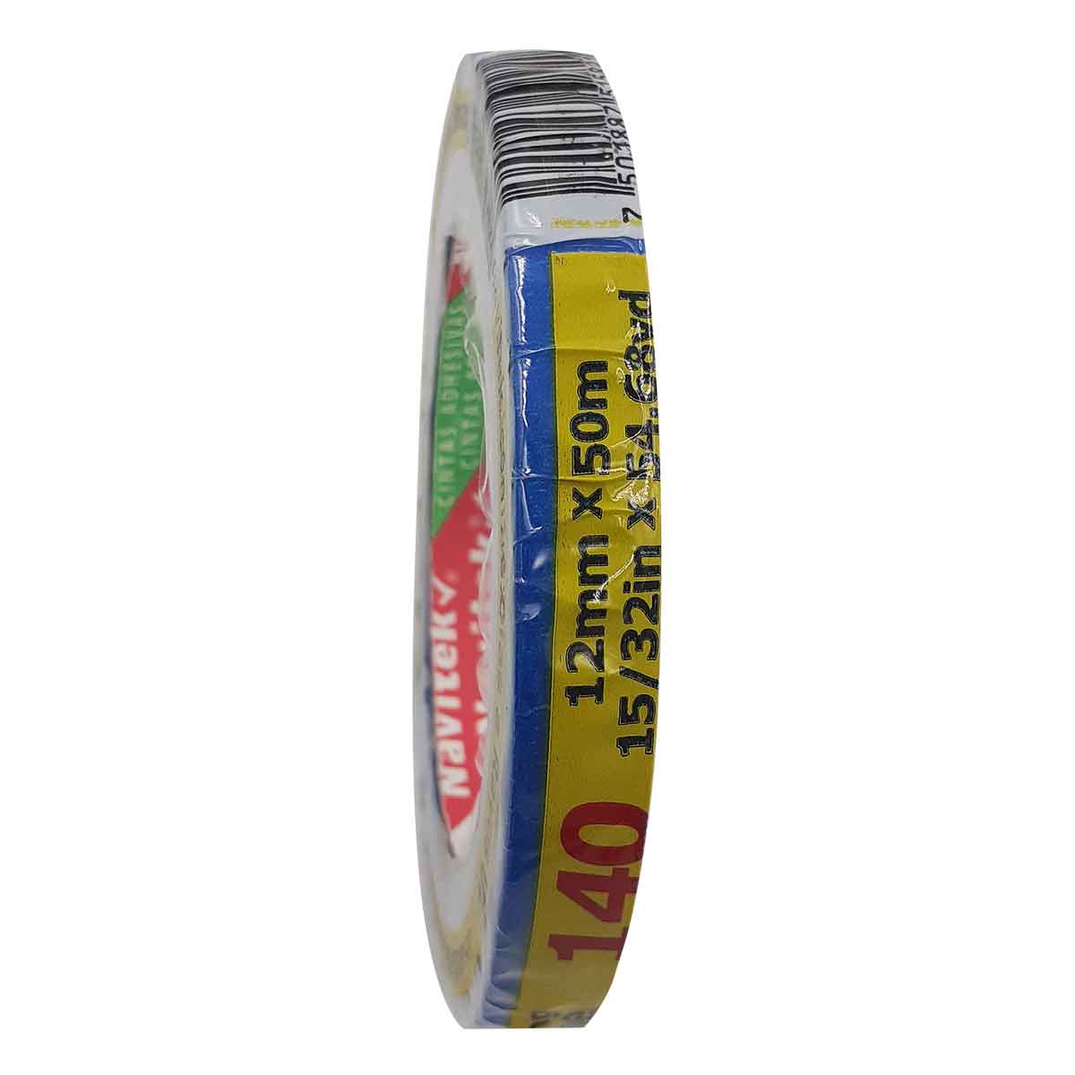 Masking Tape Azul 14 Dias Navitek 140 Para Pintar 12mm x 50m 4 Piezas NAVITEK Ferreabasto
