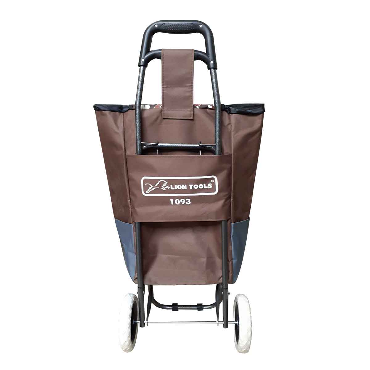 Carrito Para Mandado Multiusos Lion Tools 1093  Plegable Con Bolsa Cafe LION TOOLS Ferreabasto