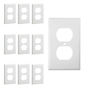 Placa Duplex Blanco Para Contacto 92-9988 Yeilite Abs 10 Pzs YEILITE Ferreabasto