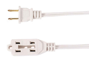 Extension Electrica Domestica Igoto 4m Blanca 2X16 Awg 5 Piezas - Ferreabasto