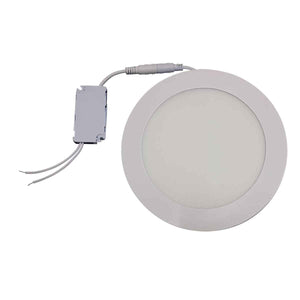 Lampara De Led Circular Empotrable Para Techo Blanca 12w 840lm Luz Fria 6500k Con Nom 1255 Sanelec SANELEC Ferreabasto