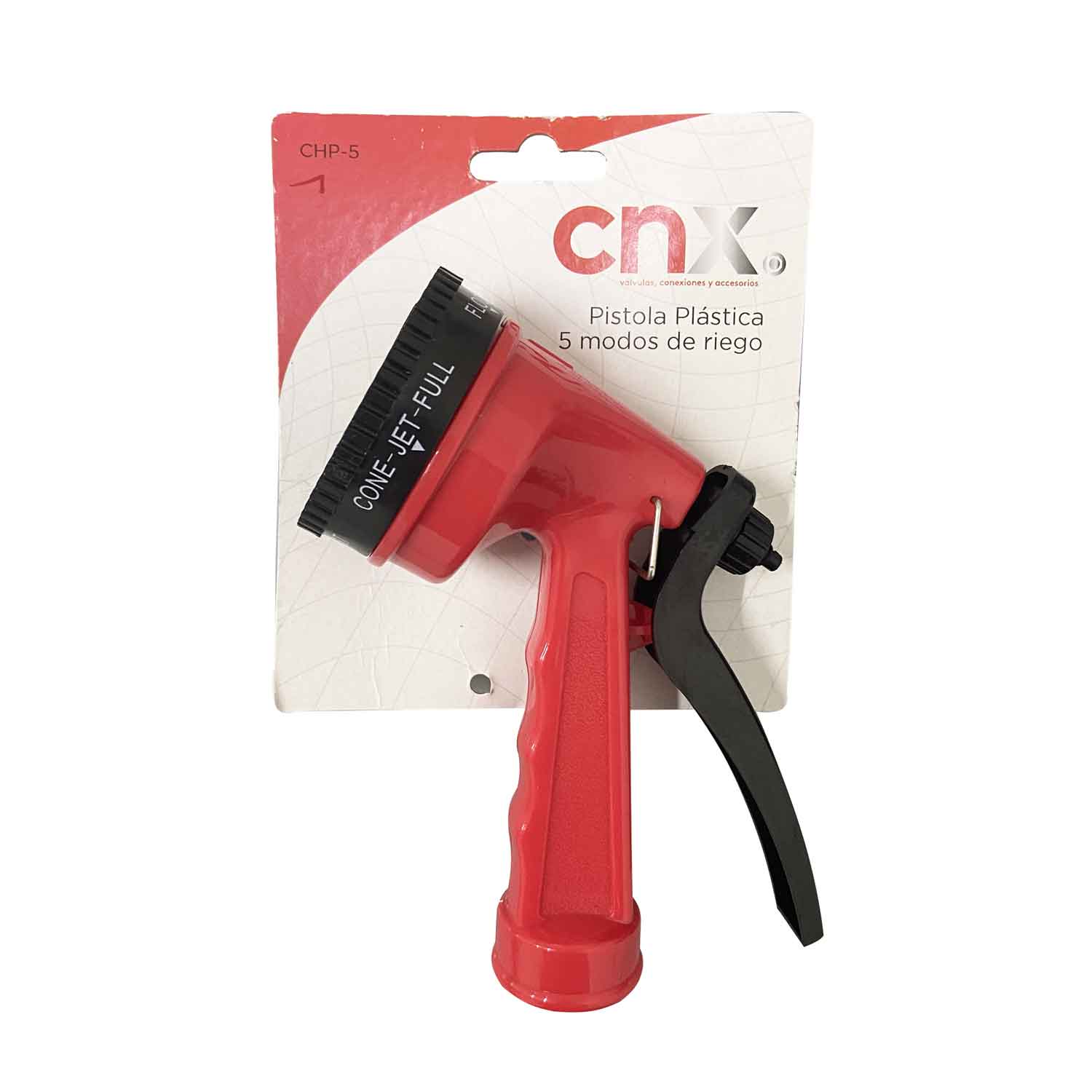 Pistola De Plastico 4" Con 5 Funciones De Riego Cnx CNX Ferreabasto