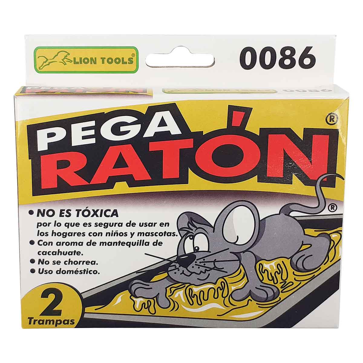 Trampa Pega Ratones 12 Cajas con 2 Trampas c/u 0086 Lion Tools Para Pl ...
