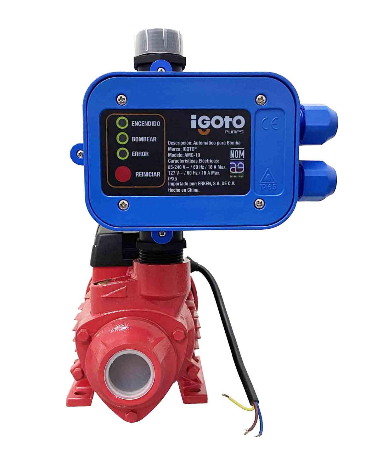 Bomba Periferica Duo 1/2Hp Presurizador Automatico 1Hp Igoto IGOTO PUMPS Ferreabasto