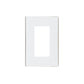 Placa Zurich 3 Modulos Blanca Marco Color Cromo Igoto IGOTO Ferreabasto