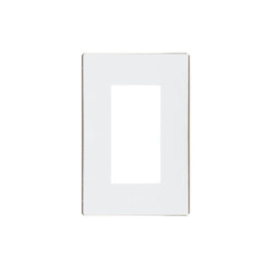 Placa Zurich 3 Modulos Blanca Marco Color Cromo Igoto IGOTO Ferreabasto