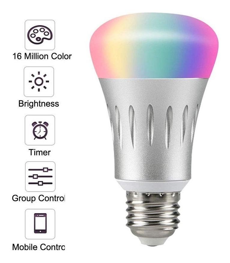 Foco Led 7W Smart Inteligente Wifi Rgb Timer Google Alexa LUMMA Ferreabasto