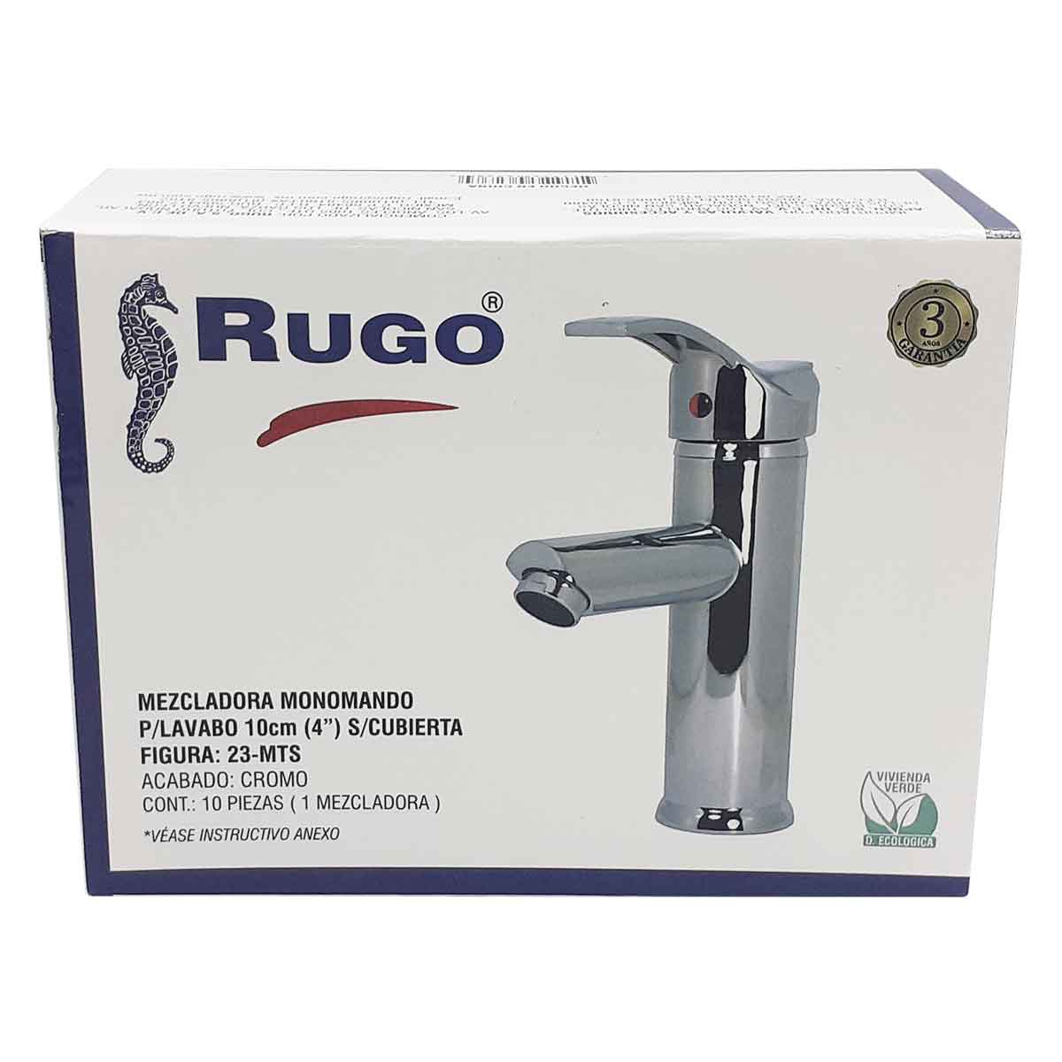 Llave Mezcladora Monomando para Lavabo Rugo 23mts RUGO Ferreabasto