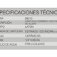 Cartucho Ceramico Laton Tuerca12 Estrias (Estandar) Fontanery RUGO Ferreabasto
