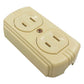 contacto duplex marfil sobreponer