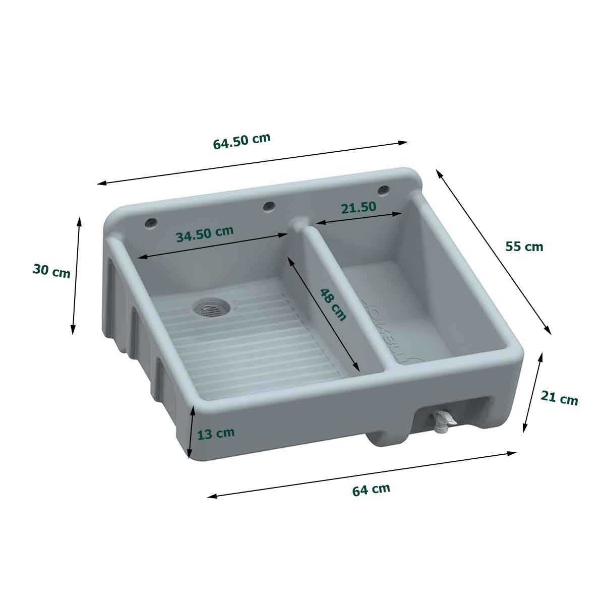 Lavadero Compacto Maxtor Fleximatic 2031 Incluye Kit Instalacion