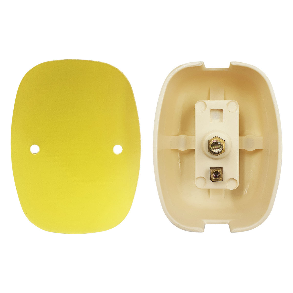 Apagador Sencillo Oval Yeilite Marfil 127V 60Hz 6A 10 Piezas YEILITE Ferreabasto
