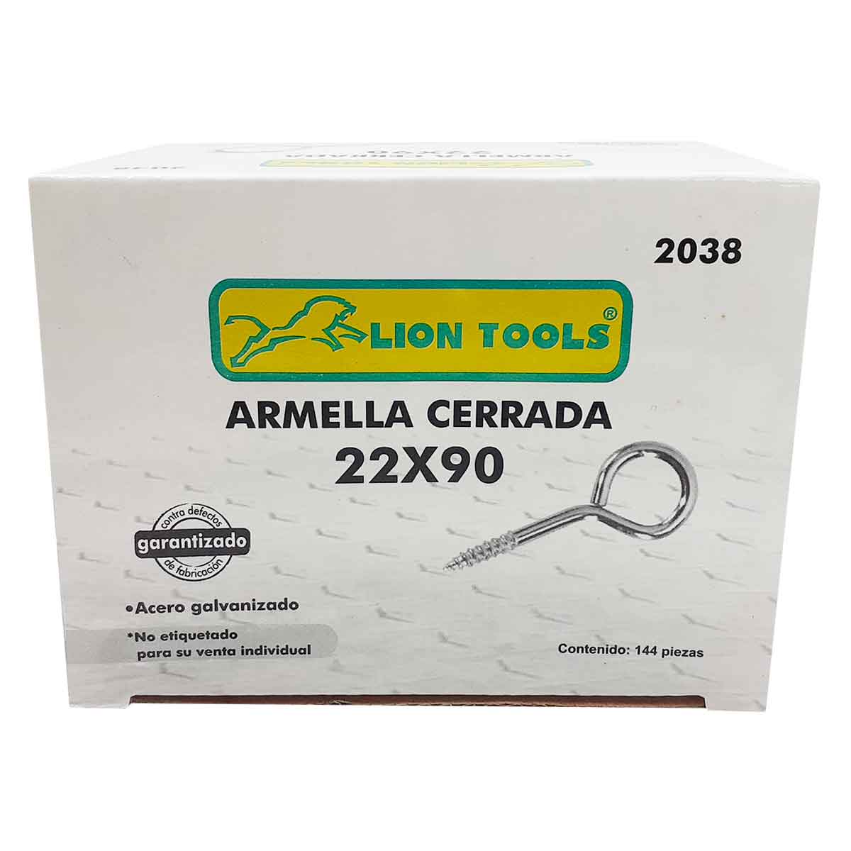 caja blanca armella cerrada acero galvanizado 22x90