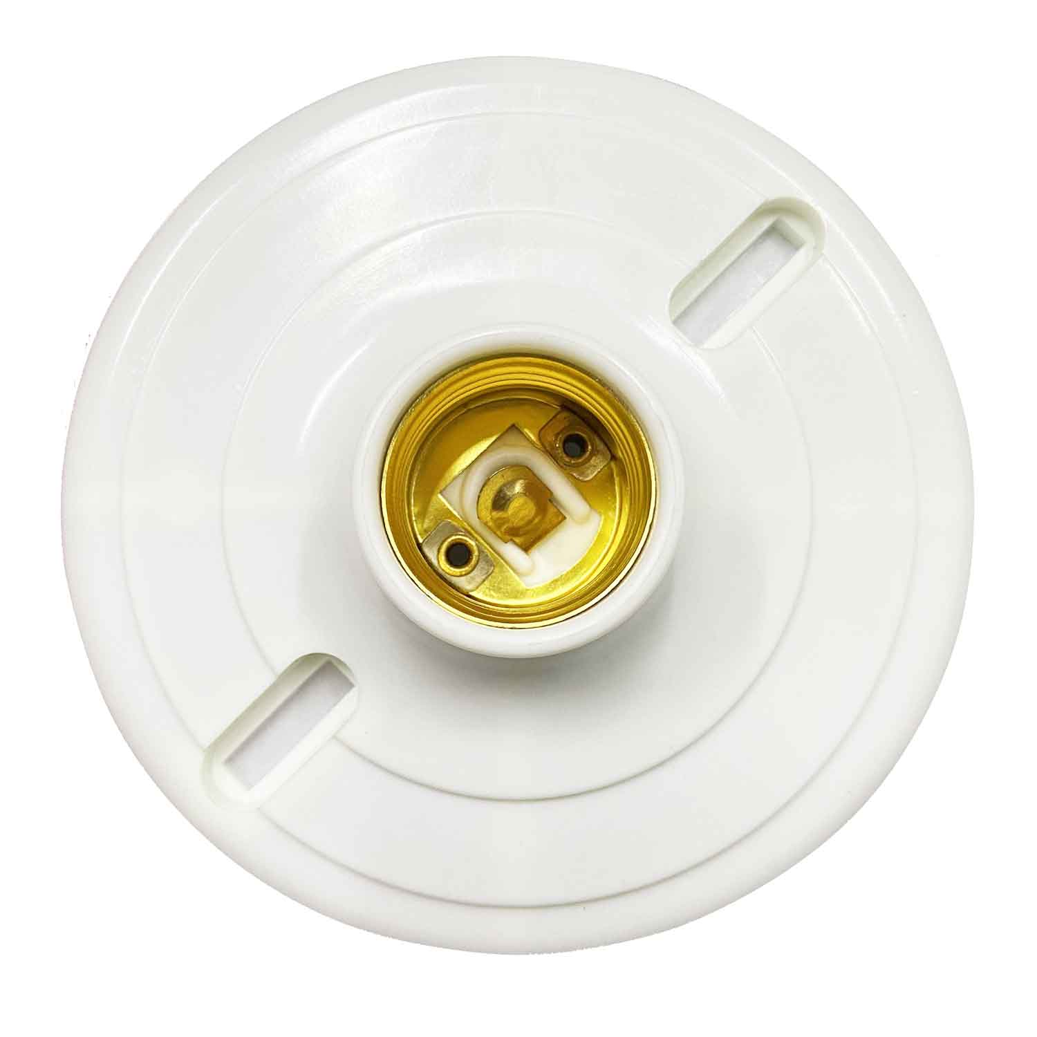 Socket Portalampara Redonda Baquelita Yeilite 4 1/2 127V 10 Pzs YEILITE Ferreabasto