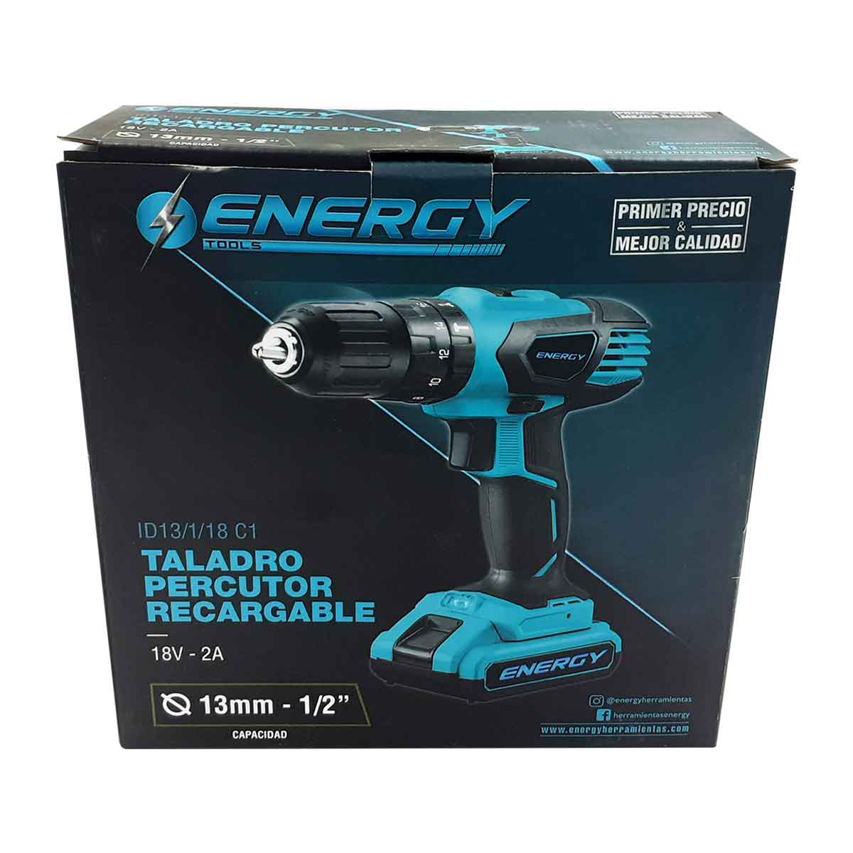 Taladro Rotomartillo 1/2" 18V Recargable Energy ENERGY Ferreabasto