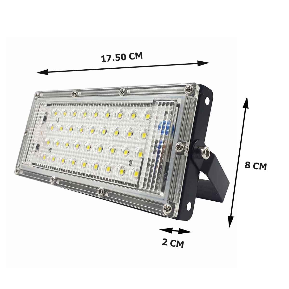 Lampara Led Reflector Tianlai 20W Luz Dia Con Mica Transparente TIANLAI Ferreabasto