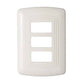 Placa Abs Marfil Tipo Venecia 3 Ventanas Yeilite 10 Piezas YEILITE Ferreabasto