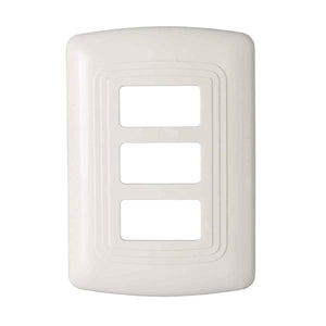 Placa Abs Marfil Tipo Venecia 3 Ventanas Yeilite 10 Piezas YEILITE Ferreabasto