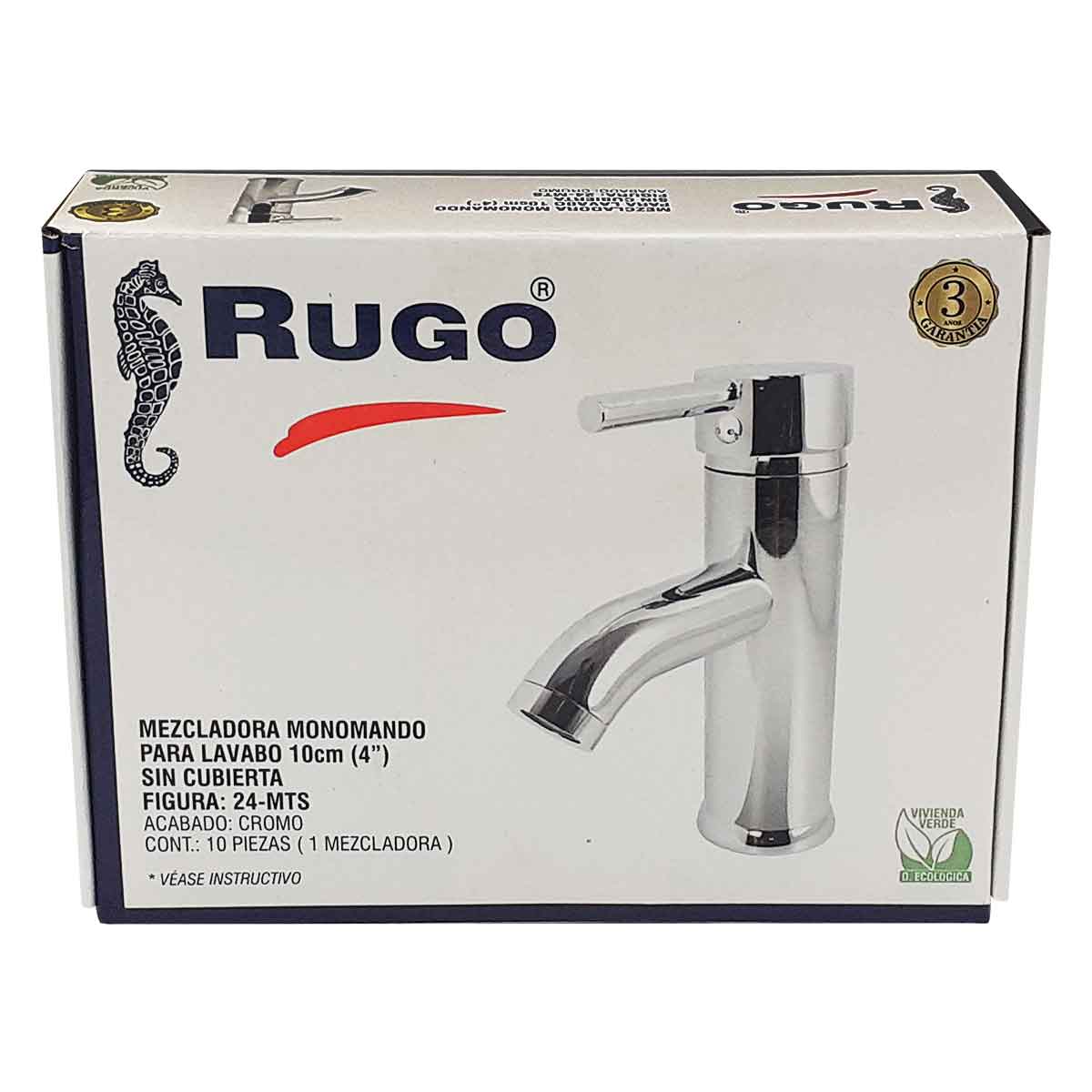 Llave Mezcladora Monomando Para Lavabo Rugo 24mts RUGO Ferreabasto