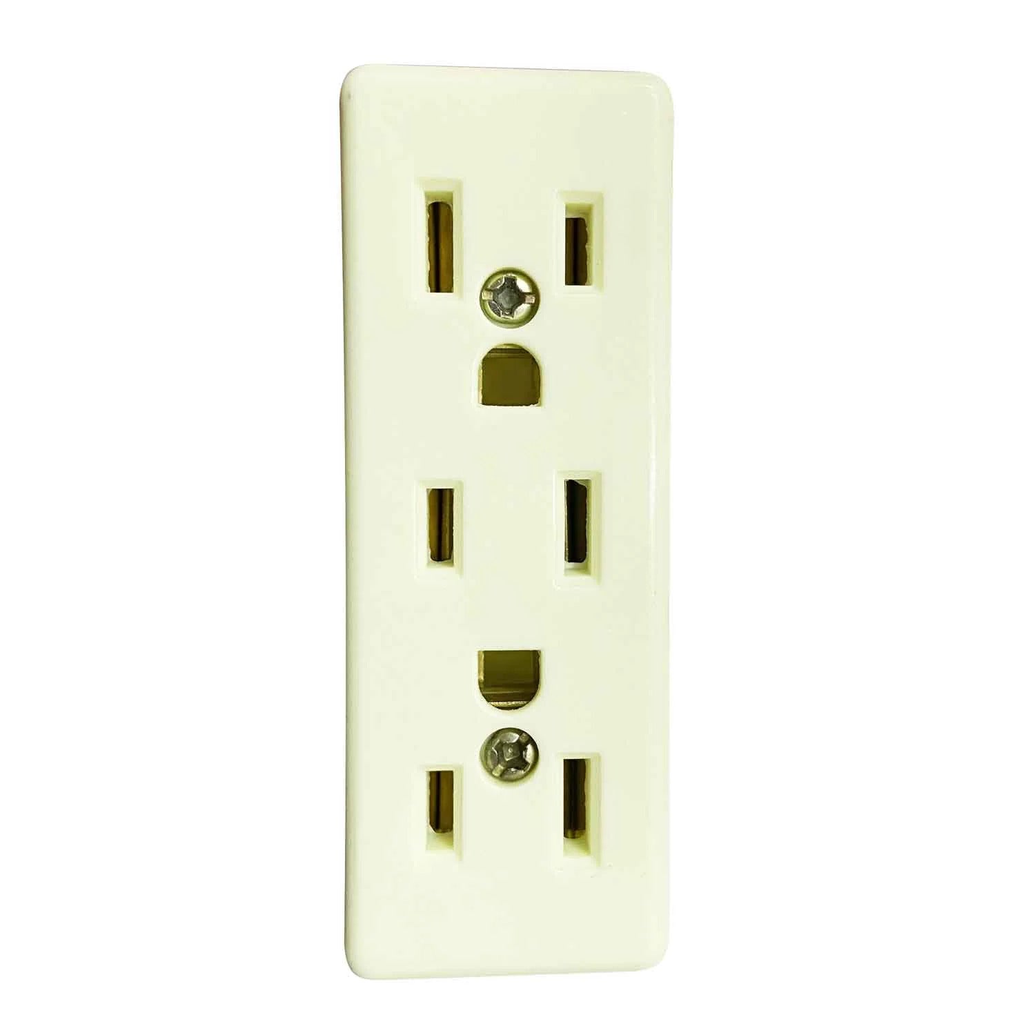 Clavija Con Contacto Triple Aterrizado Baquelita 127V 15A Yeilite 10 Piezas YEILITE Ferreabasto