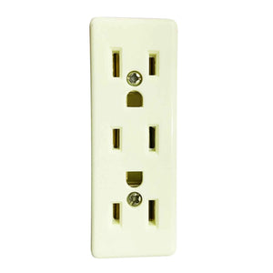 Clavija Con Contacto Triple Aterrizado Baquelita 127V 15A Yeilite 10 Piezas YEILITE Ferreabasto