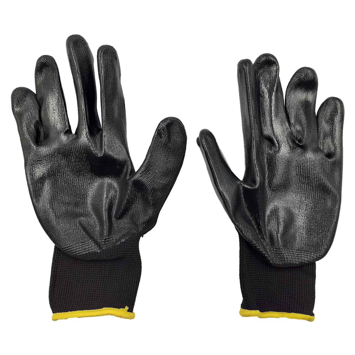 Guante Nylon Palma Nitrilo Lion Tools 0860 Color Negro Tamaño Grande 12 Pares LION TOOLS Ferreabasto