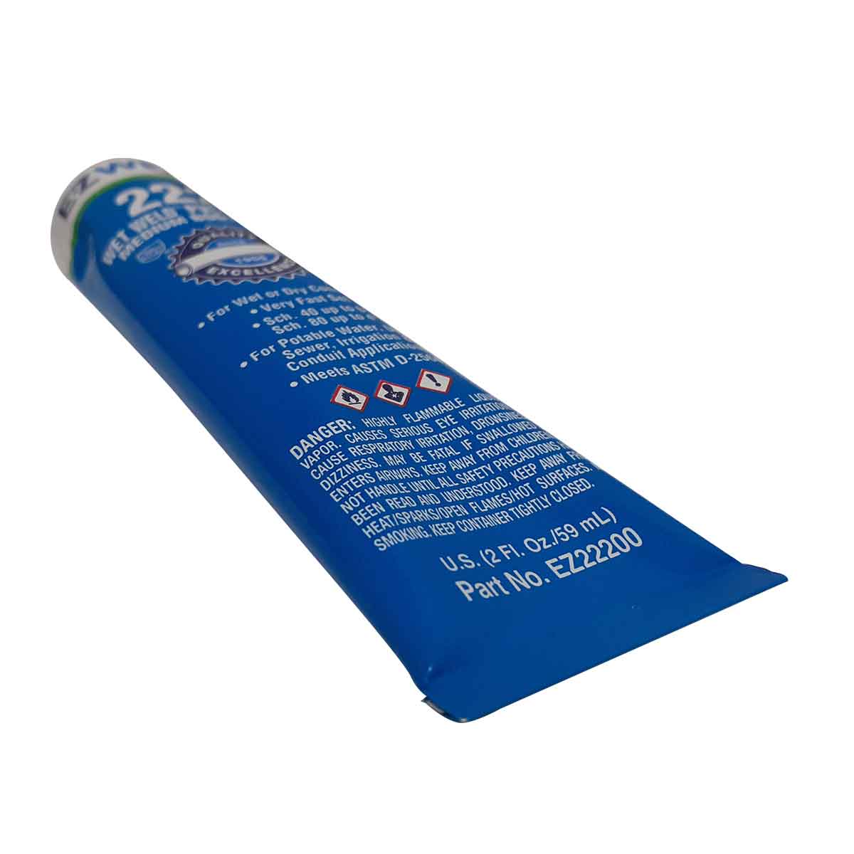 Pegamento Cemento Para Pvc Media Azul Tubo 59ml 222 Ez Weld EZ WELD Ferreabasto